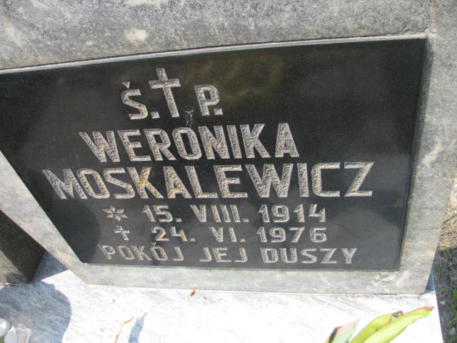 Grób Genowefa Moskalewicz