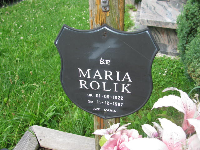 Maria Rolik 1922 Warta Bolesławiecka - Grobonet - Wyszukiwarka osób pochowanych