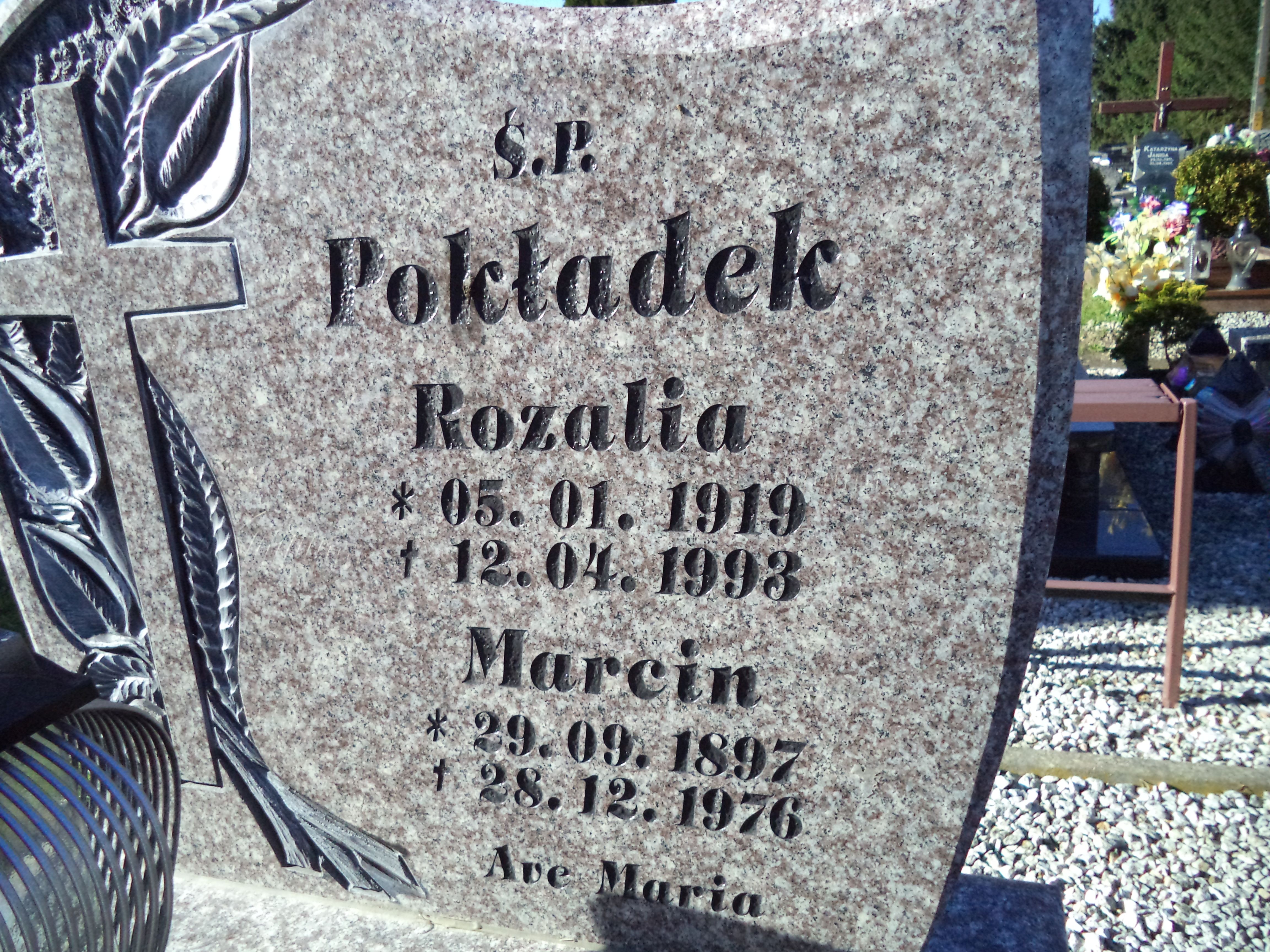 Grób Marcin Pokładek