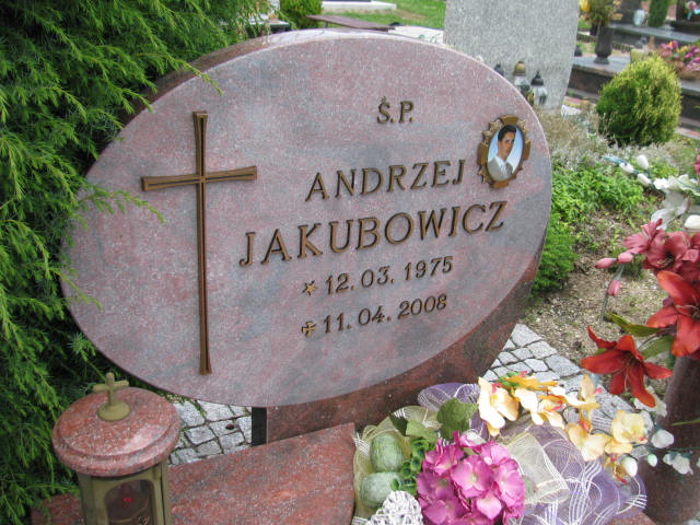 Andrzej Jakubowicz 1975 Warta Bolesławiecka - Grobonet - Wyszukiwarka osób pochowanych