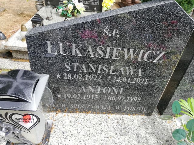 Grób Antoni Łukasiewicz